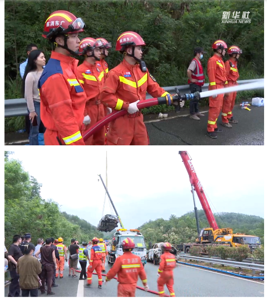 广东梅大高速路面塌方灾害已致36人死亡 灾害处置和善后处置工作正在有序进行中